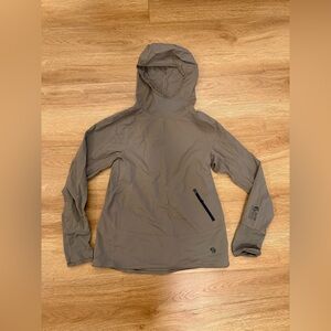 Mountain Hardwear Women’s XS Olive Chockstone Pullover Ski Wind Layer